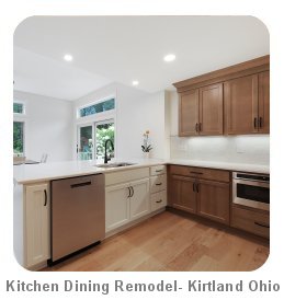 kitchen remodel - dining room remodel, kirtland ohio ohio
